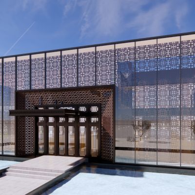 现代风格售楼处,示范区