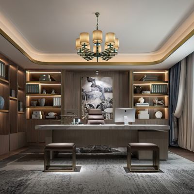 新中式书房