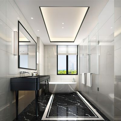 简约卫生间3D模型