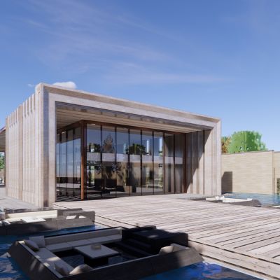 现代风格售楼，处示范区