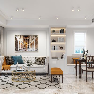 美式客餐厅玄关