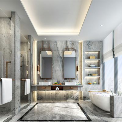 现代卫生间3D模型