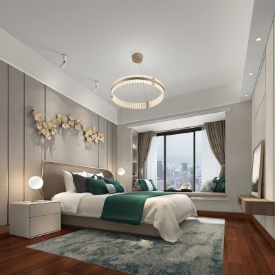 样板房卧室3D模型