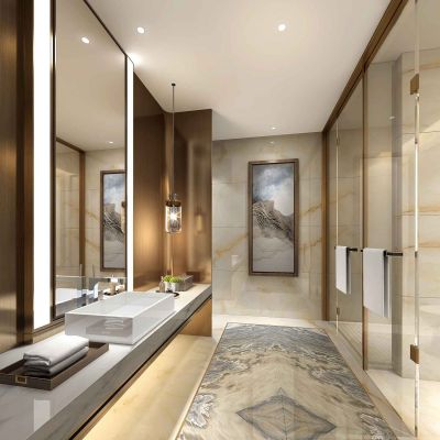 别墅现代卫生间