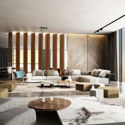 现代样板房客厅