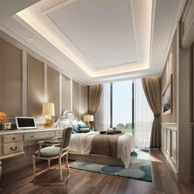 简欧卧室3D模型