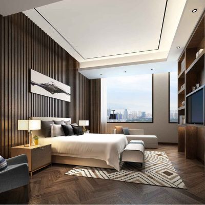 新中式现代卧室3D模型