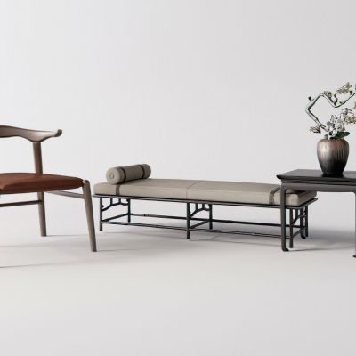 新中式休闲椅子