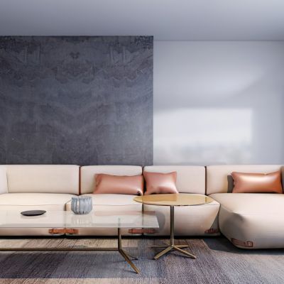 意大利芬迪FENDI现代多人沙发