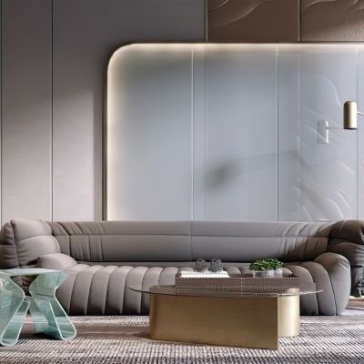 现代客厅沙发组合