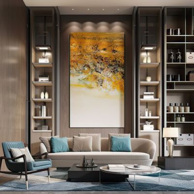 现代休息区沙发