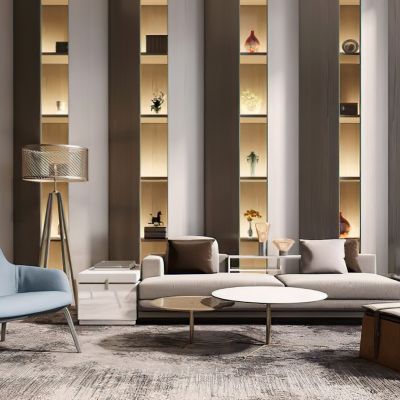 现代客厅沙发组合