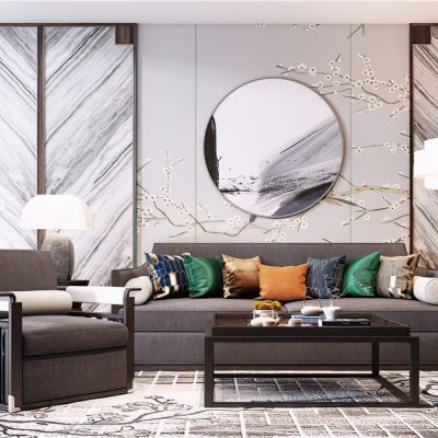 新中式客厅沙发