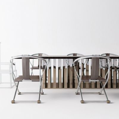 新中式休闲椅桌子