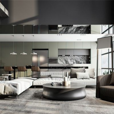 现代客厅沙发组合