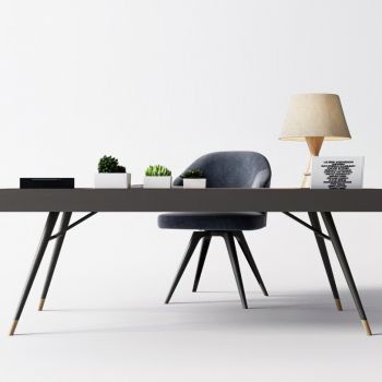 现代书桌休闲椅