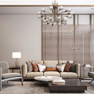 现代客厅沙发组合