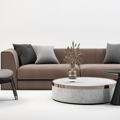 现代沙发茶几组合