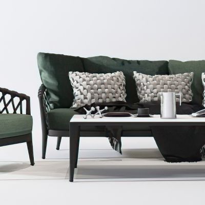 意大利B&BItalia户外休闲沙发椅