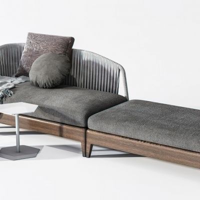 意大利minotti户外休闲沙发椅3D模型