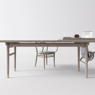 现代休闲椅书桌