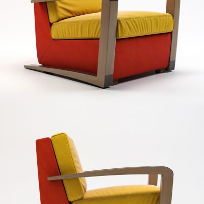 现代单人休闲沙发