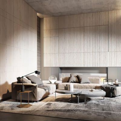 现代沙发茶几组合