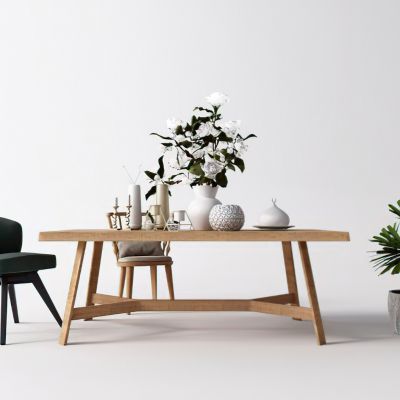 现代休闲椅装饰品桌子