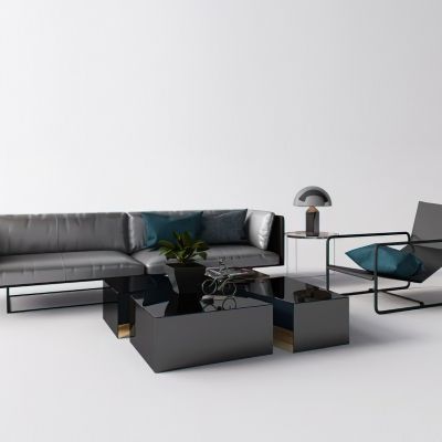 現代休閑沙發3D模型
