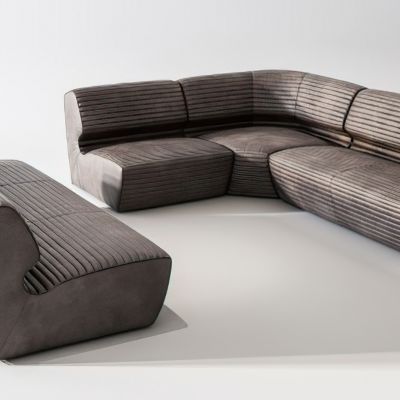 工业风休闲沙发3D模型