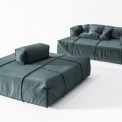 意大利Baxter休闲沙发3D模型