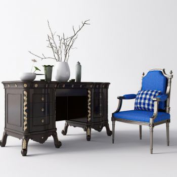 书桌装饰品休闲椅