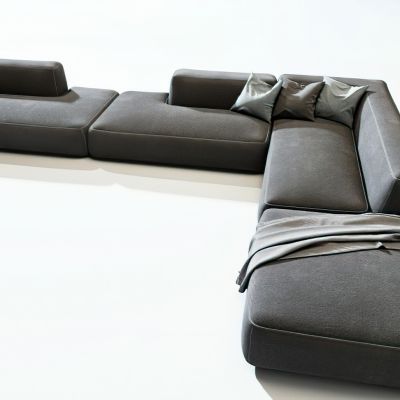 现代多人休闲沙发