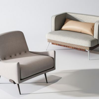 现代单人休闲沙发椅