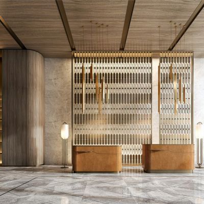 现代酒店前台接待