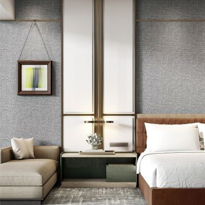 酒店客房床头柜