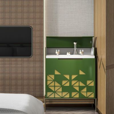 现代酒店客房迷你吧