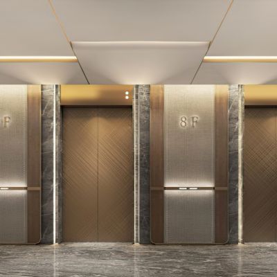 度假酒店电梯厅
