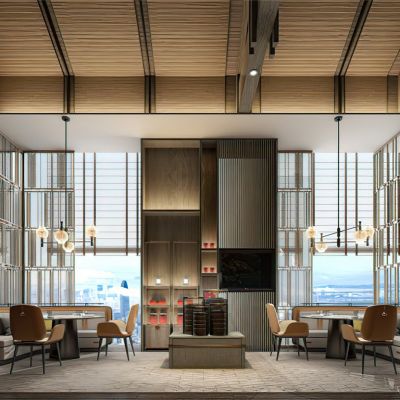 现代度假酒店中餐厅