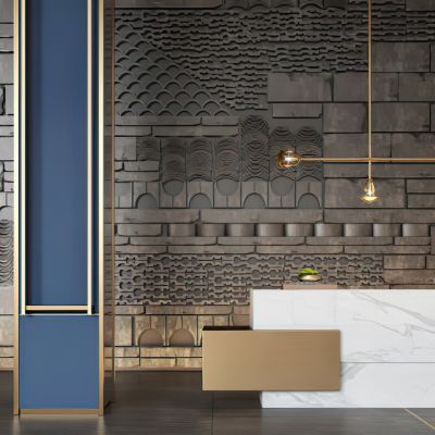 度假酒店前台接待