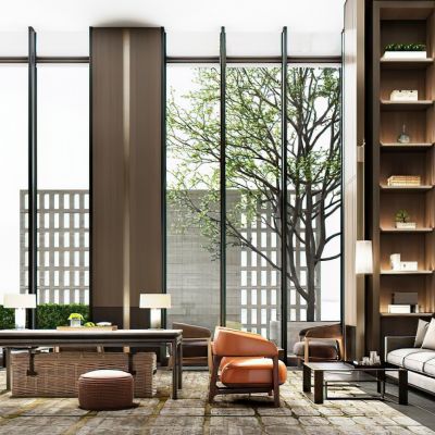 现代酒店大堂吧