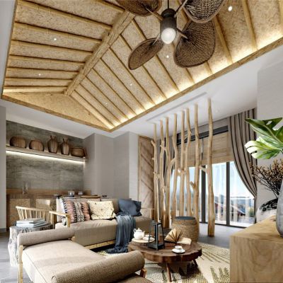 东南亚民宿酒店客厅