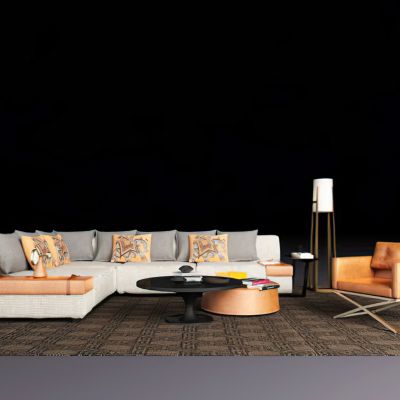 香奈儿Chanel风格沙发组合