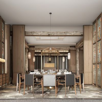 酒店中餐厅包房