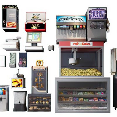 售货机爆米花机咖啡机