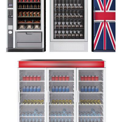 现代冰柜冰箱售货机贩卖机