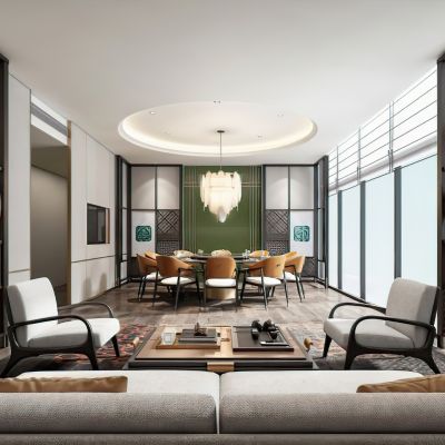 新中式酒店包房