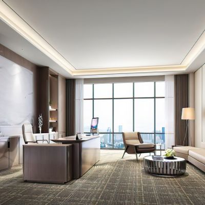 现代办公室休闲沙发