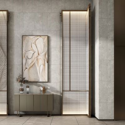 公寓入户大堂玄关屏风