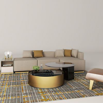 现代沙发休闲椅组合